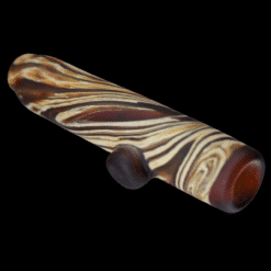 Sandberg Woodgrain Chillum #3, full-length view of the swirl pattern glass