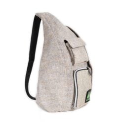Dime Bags Slinger sling bag in sand, front view