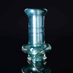 Soup Glass Pivot Top #3 in Neptunium blue, front view of the cap
