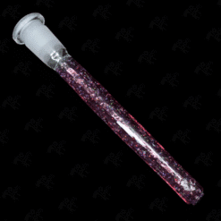 Spaceman 5-inch Downstem in Gold Amethyst Cropal, full downstem standing