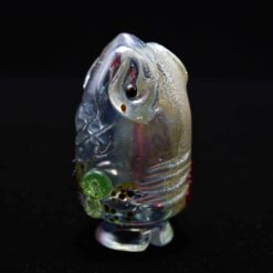 Sweers Shark Pivot Top #1 with colorful shark figure inside, angled view