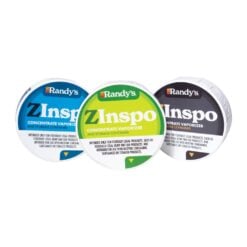 Randy's Zinspo all-in-one concentrate device, three color options shown