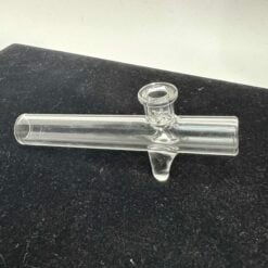 Puffr Steamroller clear glass pipe with carb hole