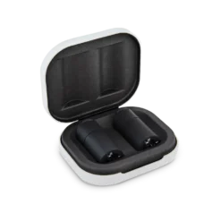Puffco Pivot chamber 2-pack in a travel case, shown open