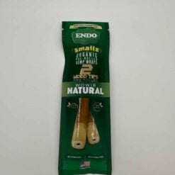 Endo organic hemp rolling cones pack with a wooden tip