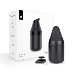 Puffco Proxy Core Kit retail box shown with the device and accessories