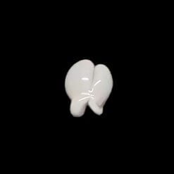 Matty White 1oz Fishing Weight, white glass fishing weight
