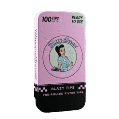 Blazy Susan pre-rolled filter tips tin, 100 count