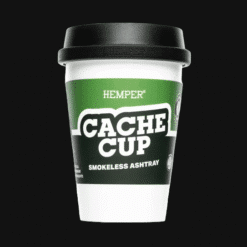 Hemper Cache Cup smokeless ashtray shaped like a coffee cup