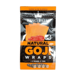 King Palm Natural Goji Wraps pack, 4 count