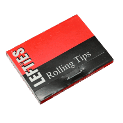 Lefties rolling tips box in red and black
