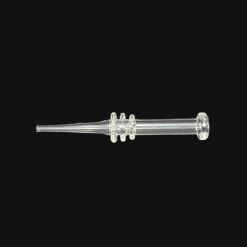 Zombie Hand Nectar Collector dab straw in clear glass
