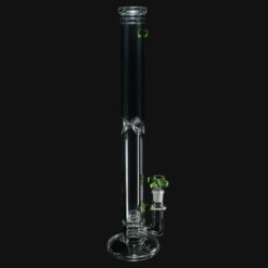 Zombie Hand Straight Stemline to Puck tube in Absinthe green accent glass