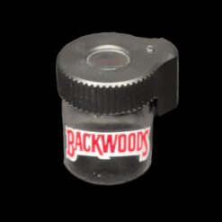 Backwoods magnifying glass jar with built-in light