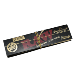 RAW Black Paper Kit, Classic Connoisseur pack tied with string