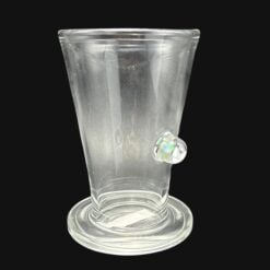 710Studios Milk Cup glass piece with opal accent