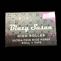 Blazy Susan High Roller ultra-thin rice rolling paper and tips kit