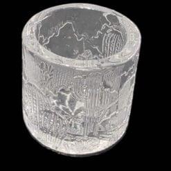 Evan Shore Trippy Insert quartz cup in the Desert etched pattern