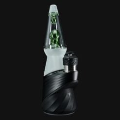 Hemper Puffco Peak Top attachment styled like a lava lamp, green
