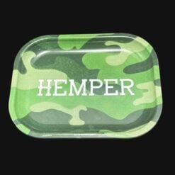 Hemper small rolling tray in green camo