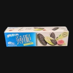 Exotic Oreos Thins snack box in blue and white packaging