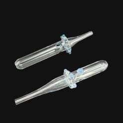 Kadabra dab straws with blue color accents, pair shown together