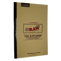 RAW Rawlbook Tips, black tip booklet with 40 pages