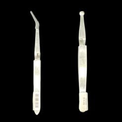 White Rhino Pearl Grabber tweezer tools, pair shown together