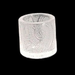 Evan Shore Trippy Insert quartz cup in the Montrose etched pattern
