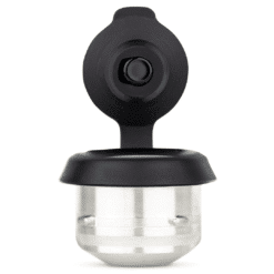 Puffco Proxy 3D Chamber attachment in black with a clear cup