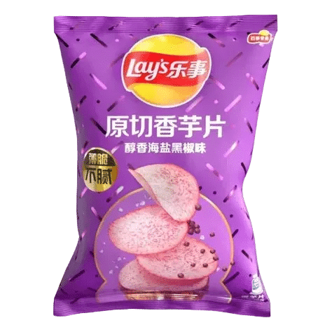 Lay's potato chips bag with Asian flavor packaging