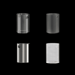 Dr. Dabber Switch 2 quartz, sapphire and titanium inserts shown together