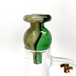 Tisdale Montage Bubble Cap in green and black two-tone