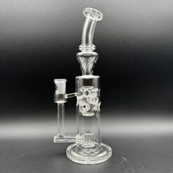 Borosyndicate ExoStraight bong, 10-inch, front view