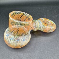 Eternal Flameworks Proxy Donut Hammer attachment in orange opal glass