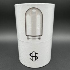 Stundenglass Clear Glass Globe replacement, shown in retail packaging