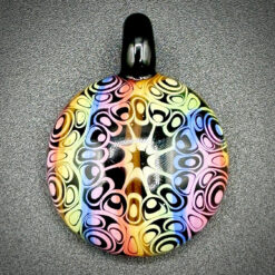 R.L. Dots Rainbow pendant with colorful dot pattern, hanging