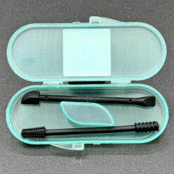 Sauce Savers silicone swab tools in a teal travel case