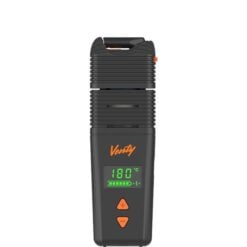 Storz and Bickel Venty dry herb vaporizer, front view with digital display