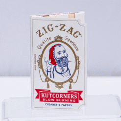 Zig-Zag Rolling Papers, Kutcorners Slow Burning cigarette papers pack
